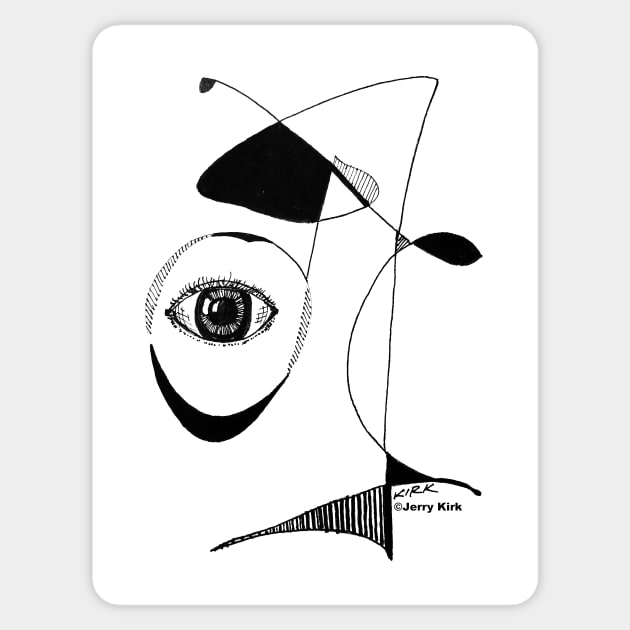 'Voyeur' Sticker by jerrykirk